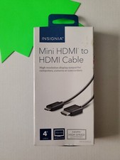 Insignia- 4' High-Speed HDMI-to-Mini HDMI Cable - Black picture