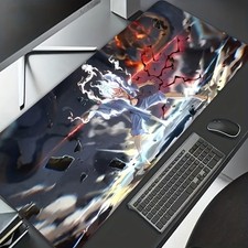 1pc Oversized Gaming Mouse Pad Compatible for Computer, Desk with Edge Design, picture