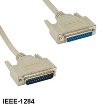 [10X] 10' IEEE1284 DB25 25Pin Male to Female Cable 28AWG Printer Bi-Direction picture