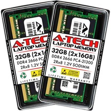 32GB 2x 16GB DDR4-2666 Dell Alienware 15 R4 17 R5 Area-51m m15 m17 Memory RAM picture