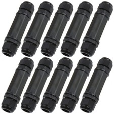 M22Z Shielded RJ45 Cat6 Double Head Waterproof Connector Ethernet Plug 10 PCS picture