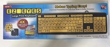 NEW EZ Eyes As Seen on TV Large Print Keyboard for Elderly and Vision Impaired picture