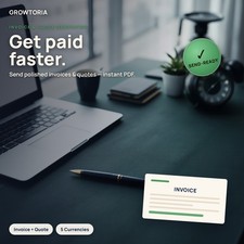Invoice Generator Software Small Business Billing Receipt Estimate Quote PDF App picture