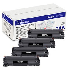 4 Pack CE278A Toner Fits For HP 78A LaserJet Pro P1566 1606DN M1536DNF MF4550D picture