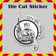 Tactical Donald Trump Sticker, We the People Decal for Water Bottles & Laptops picture