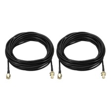 Antenna Extension Cables 2Pcs 16.4FT RP-SMA Female to RP-SMA Male picture