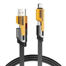 65W 4-in-1 Multi Fast Charging Cable USB-C 8-Pin for iPhone Samsung MacBook picture