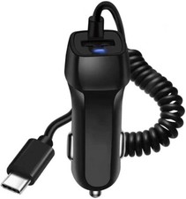 Power Car Charger w/USB Charging Port for TCL Flip 3 picture