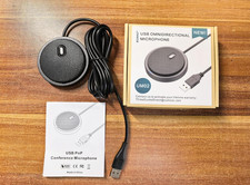 USB Conference Microphone 360° Omnidirection Windows MacOS Mute Key Plug & Play picture
