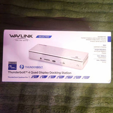 Wavlink ThunderDock Quattor Pro Thunderbolt 4 Quad Display Dock for Mac/PC picture