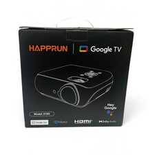 HAPPRUN 4K Supported Outdoor Smart Projector google tv picture