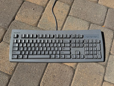 Sony KB-7923 PS/2 Keyboard Vintage Gray Wired Tested Working picture