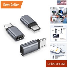 USB Type C Extension Adapter 3-Pack,Pd USBC 3.1 Gen2 Female to Male Extender picture
