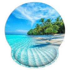 Ergonomic Mouse Pad with Wrist Support Wrist Rest Smooth Surface Non-Slip Rub... picture