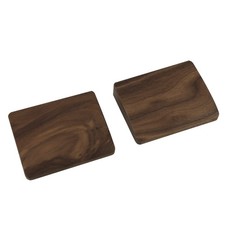 2 PCS Mini Wood Wrist Rest Portable Solid Walnut Beech Mechanical Numpad picture