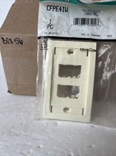 Panduit CFPE4IW 4 Port Mini-Com Faceplate picture