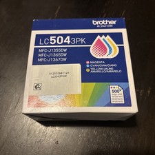 Brother Genuine LC504  3-Pack High Yield Color Ink Cartridges Cyan/Magent/Yellow picture