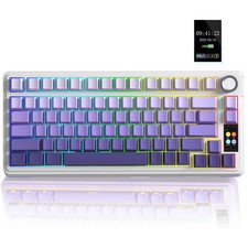 AULA S75Pro 75% Wireless Mechanical Gaming Keyboard TFT Screen Tri picture