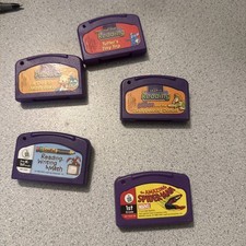 LEAP FROG LEAP START 5 Games Lot - Spider-man, Scooby Doo picture