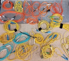 Fiber Optic Patch Cables Test Equipment Large Lot In Ideal Bags  picture