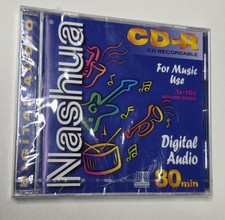 Nashua CD-R Digital Audio CDs 80 Minutes New Sealed   picture