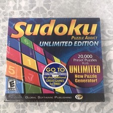 Sudoku Puzzle Addict: Unlimited Edition (PC, 2006) Global Software Publishing picture