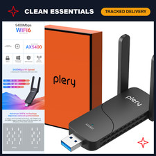Tri-Band WiFi 6E USB Adapter - AX5400 Speed, 6GHz/5GHz/2.4GHz Connectivity picture