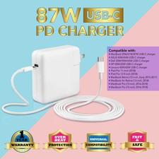 87W 96W USB C Cable Charger Power Adapter MacBook Pro 13 15 16