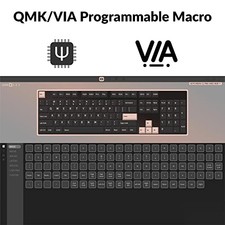 KEYCHRON C2 PRO WIRED QMK/VIA MECHANICAL KEYBOARD FULL SIZE LAYOUT CUSTOM - picture