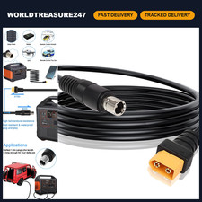 XT60 to 8mm Bullet Connector Adapter Cable, 14AWG DC Power, High-Performance picture