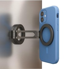 Fridge Phone & Tablet Holder, Strong Magnetic Mount, Adjustable 360 Arm picture