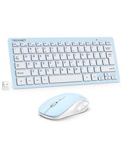 TECKNET Wireless Keyboard and Mouse Combo Mini Cordless Computer Keyboard Mouse picture
