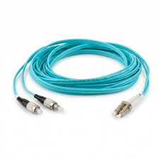 Duplex Multimode Fiber Optic Cable Patch Cord OM3 10 Gigabit LC to FC UPC 1M-50M picture
