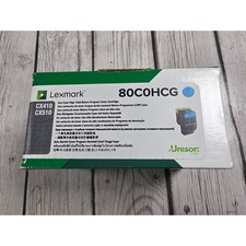 Lexmark 80C0HCG Cyan High Yield Toner Cartridge CX410 CX510 Unison picture