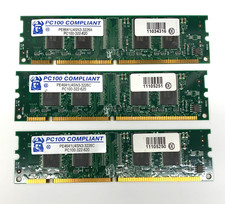 Lot of 3 Viking PC100 MEMORY SDRAM PC100-322-620 PE4641U4SN3-3226C 168 Pin picture