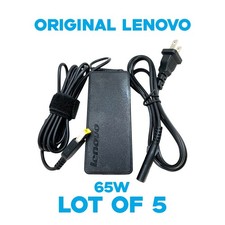 LOT OF 5 Original 65W AC Adapter 20V 3.25A Charger for Thinkpad T560 Laptop picture