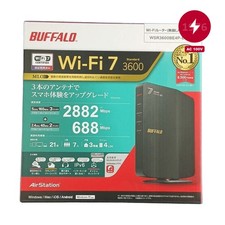 BUFFALO Wi-Fi Router Wi-Fi 7 11BE 2025 Model Pre-owned with Box Manual Adapter picture