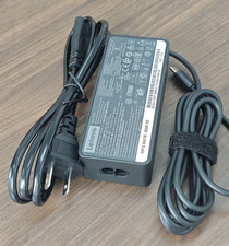 Genuine OEM Lenovo 65W USB C Type C AC Adapter Charger ADLX65YDC2A Two Prong New picture