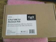 C2G Model: 29508. 4-Port USB 2.0 Aluminum Hub. New Sealed Unused Old Stock  picture