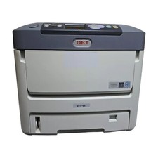 OKI C711dn Color LED Laser-Class Printer Duplex Ethernet Network Tested picture
