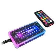 Adjustable RGB Light Fan Controller Remote Control Computer Case Hub Adapter Kit picture