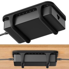 Universal Silicone Laptop Charger Holder -Under Desk Power Brick Mount Organizer picture