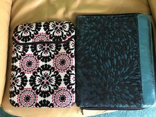2 Tablet Ipad Noon Kindle Ereader Case Holders. Thirty One 31 Pink Pop Medallion picture