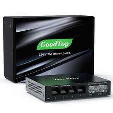 GoodTop 6 Port 2.5Gb Web Managed Switch4 x 2.5GbE Ports2 x 10G SFP+Web Manage... picture