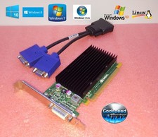 HP Compaq 8000 8100 Elite Tower NVIDIA NVS Dual VGA Monitor Video Card + Cable picture