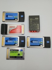 Vintage PCMCIA CardBus Lot 6 Linksys Wireless-G Xircom 3Com USB 2.0 Adapters picture