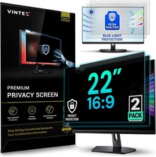 VINTEZ [2 Pack] 22 Inch 16:9 Privacy Screen for Computer Monitor and Laptop picture