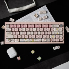 MOA Pink Pig Theme Keycaps142Pcs/set PBT MOA Profile picture