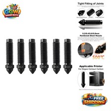 High-Temperature Steel Nozzle Set 0.2-0.8mm - Perfect for 3D Printing Excellence picture