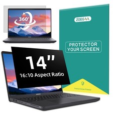 4Way 360 Laptop Privacy Screen 14 Inch 1610 Aspect Ratio Anti Glare Shield picture